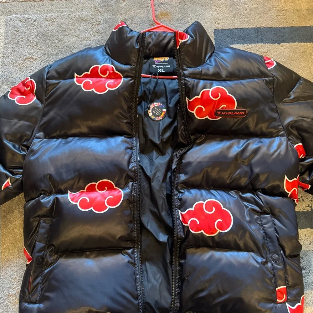 Hypland Naruto Akatsuki Puffer Jacket - XL - Picture 2 of 10